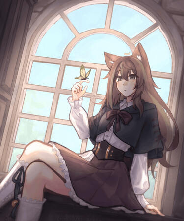 @mintyy.pie's OC (art trade)